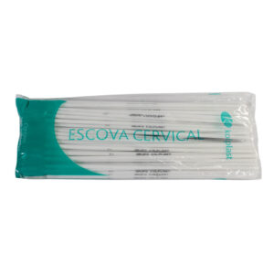 Escova Endocervical utilizada para coleta de amostras ginecológicas
